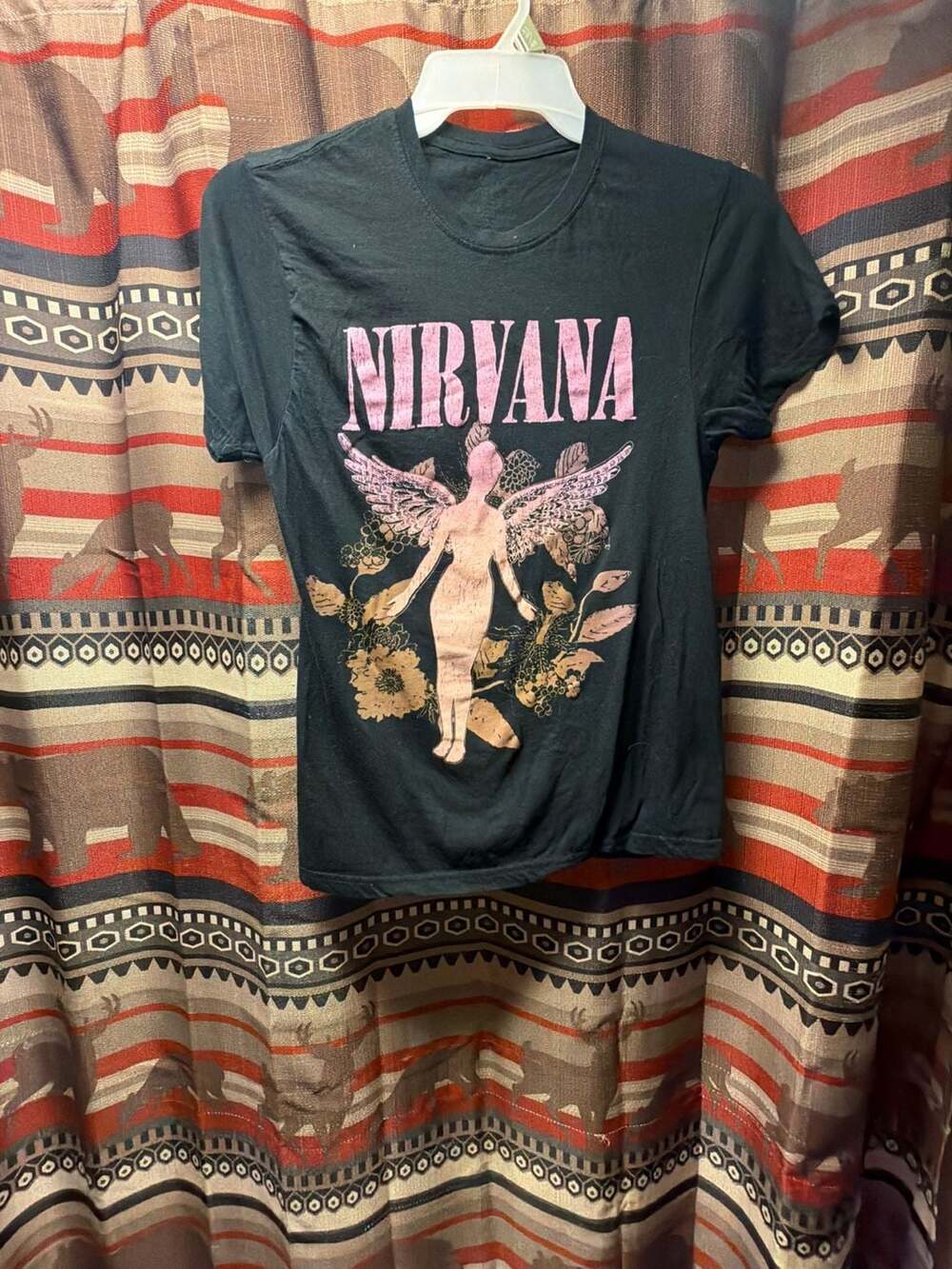 Nirvana In Utero Angel Graphic T-Shirt Size Medium